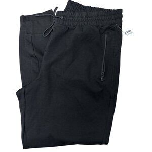 Old Navy High-Waisted Active Dynamic Fleece Joggers, black, size XL Tall NWT